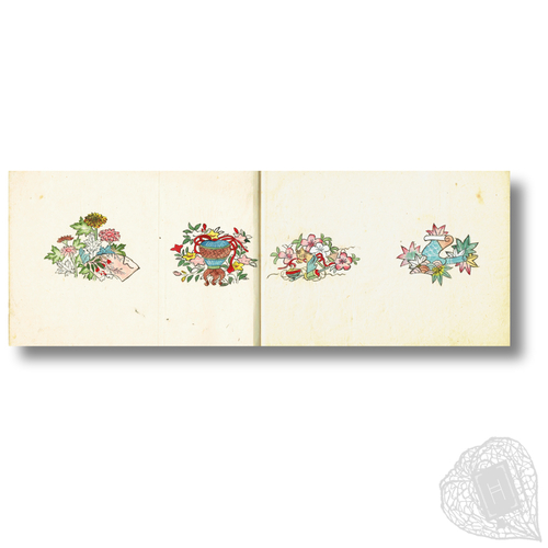 Emon: okunizome (Patterns for okunizome dyeing) A manuscript of okunizome designs
