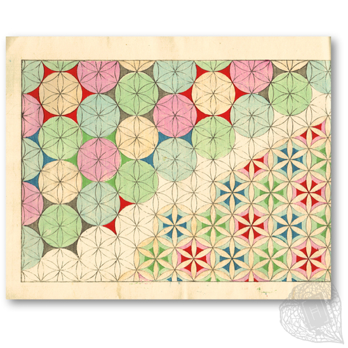Moyō gajō (Album of patterns) Woodblock-printed patterns