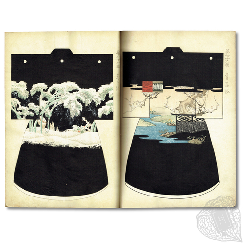 Hanagasane (Layers of Flowers) One hundred woodblock-printed kimono designs