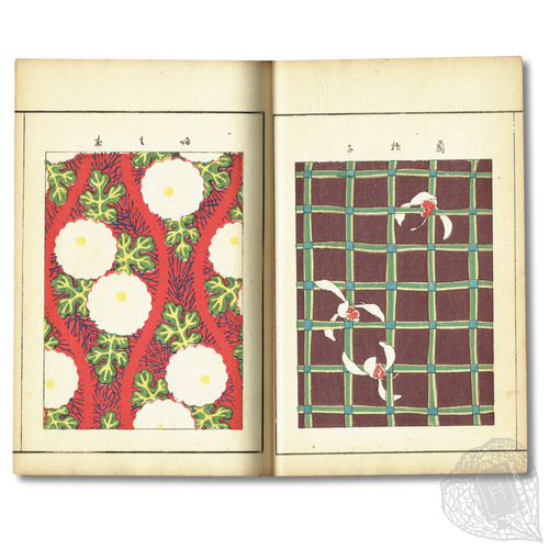 Kyōka Zuan (Designs from the Capital) Spectacular designs by Hasegawa Keika
