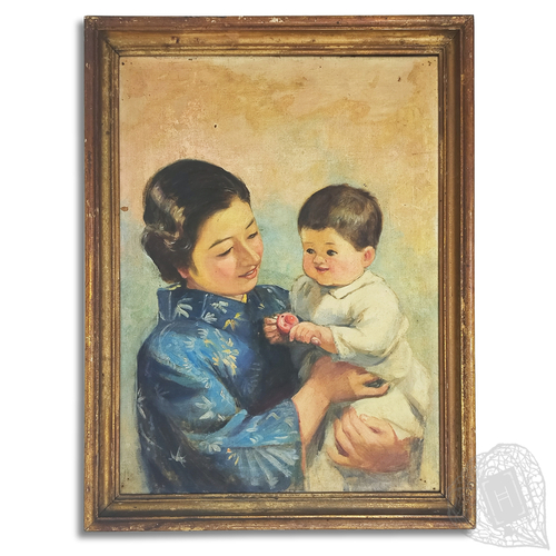 Untitled painting Oil painting for the cover of a children's magazine