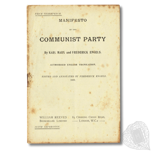 Manifesto of the Communist Party The first authorised English translation of the Communist Manifesto