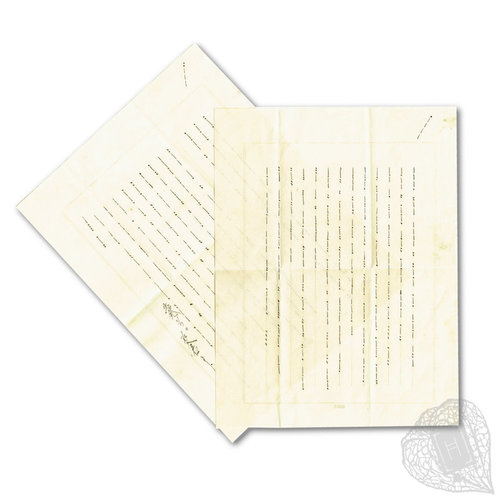 Two-Page Letter in Morse Code A Letter in Morse Code